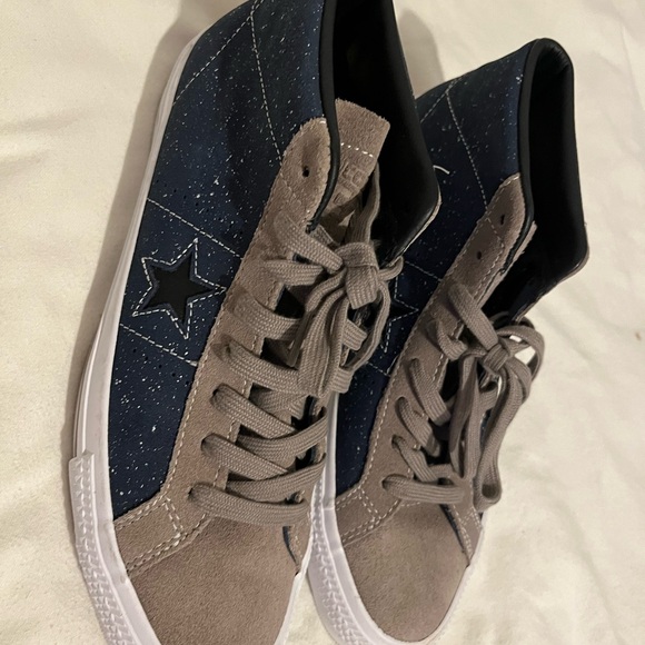 Converse • CONS One Star Pro blue speckled suede mid top unisex Obsidian - Picture 1 of 6